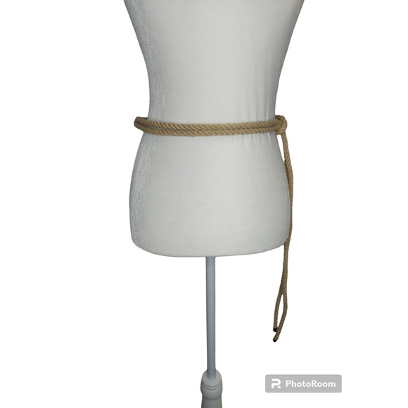 Western Braided Rope Belt Turquoise & Silver belt Buckle - Picture 5 of 5